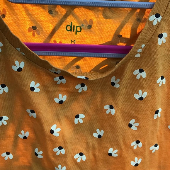 🦉NWT Women’s Floral Golden Yellow/Mustard Yellow long sleeve tee Size M - Picture 2 of 7